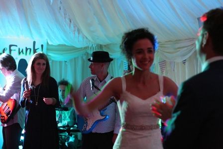 bride first dance Manchester Wedding Band LeFunk